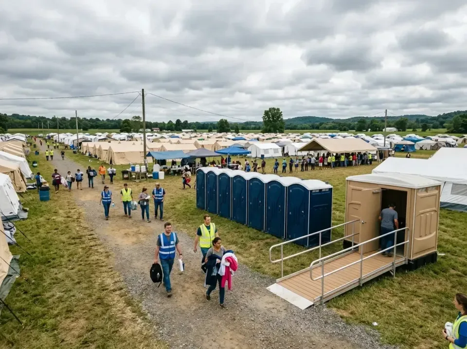 disaster-relief-camp-restrooms-010 — frequently asked questions, Dumpster & Portable Bathrooms Rental in Maple Heights-Lake…